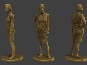 CzechoSlovak Female Communist Police FCCP1 4 3D Принт Модель