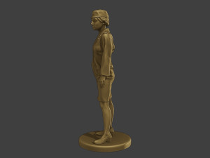 CzechoSlovak Female Communist Police FCCP1 4 Modello di stampa 3D