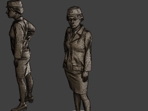CzechoSlovak Female Communist Police FCCP1 4 Modello di stampa 3D