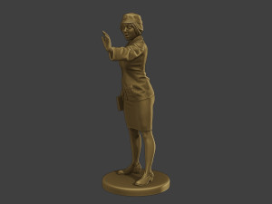 CzechoSlovak Female Communist Police FCCP1 5 3D 프린트 모델