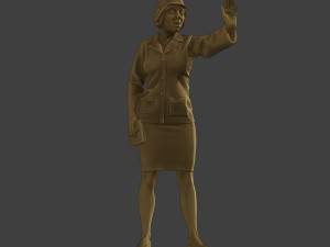 CzechoSlovak Female Communist Police FCCP1 5 3D 프린트 모델