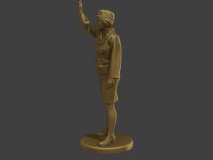 CzechoSlovak Female Communist Police FCCP1 6 3D Print Model