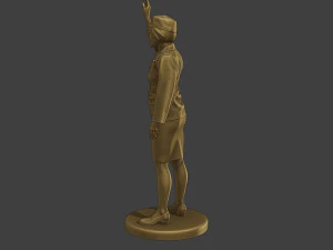CzechoSlovak Female Communist Police FCCP1 6 3D Print Model