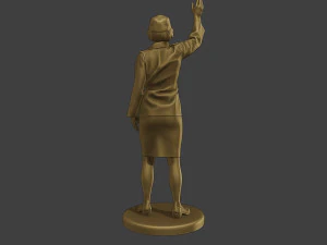 CzechoSlovak Female Communist Police FCCP1 6 3D Print Model