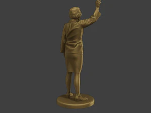 CzechoSlovak Female Communist Police FCCP1 6 3D Print Model