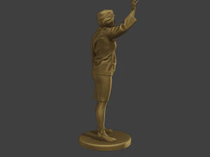 CzechoSlovak Female Communist Police FCCP1 6 3D Print Model
