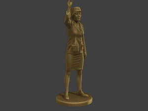 CzechoSlovak Female Communist Police FCCP1 6 3D Print Model