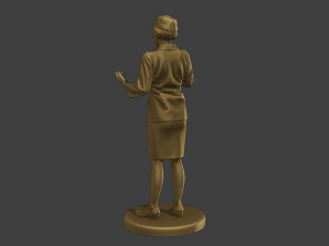 CzechoSlovak Female Communist Police FCCP1 7 3D Print Model