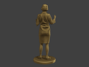 CzechoSlovak Female Communist Police FCCP1 7 3D Print Model