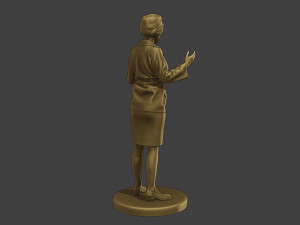 CzechoSlovak Female Communist Police FCCP1 7 3D Print Model