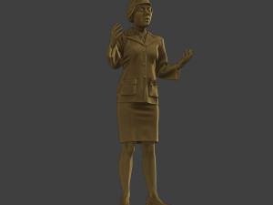 CzechoSlovak Female Communist Police FCCP1 7 3D Print Model