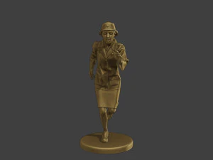 CzechoSlovak Female Communist Police FCCP1 8 3D Print Model