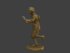 CzechoSlovak Female Communist Police FCCP1 8 3D Print Model