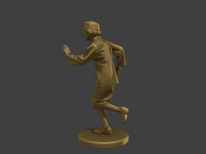 CzechoSlovak Female Communist Police FCCP1 8 3D Print Model