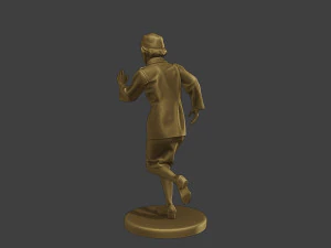 CzechoSlovak Female Communist Police FCCP1 8 3D Print Model