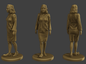 CzechoSlovak Female Communist Police CFCP1 Pack1 3D Принт Модель