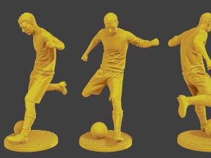 Soccer Player SP 001 3D Print Model