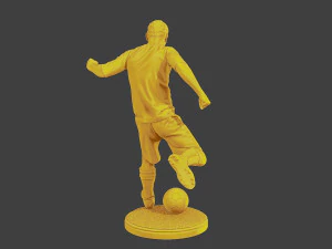 Soccer Player SP 001 3D Print Model
