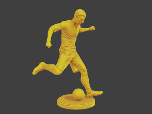 Soccer Player SP 001 3D 打印模型