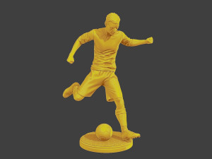 Soccer Player SP 001 3D 打印模型