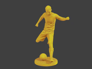 Soccer Player SP 001 3D Print Model