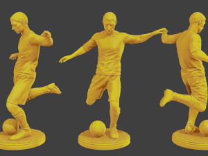 Soccer Player SP 002 3D Print Model