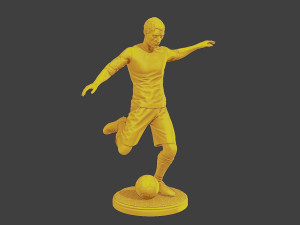 Soccer Player SP 002 Model Cetak 3D