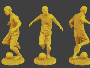 Jogador de futebol SP 005 Modelo de Impressão 3D