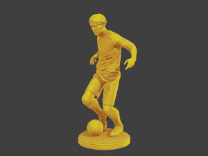 Soccer Player SP 006 3Dプリントモデル