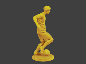 Soccer Player SP 006 3Dプリントモデル