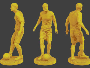 Soccer Player SP 007 3Dプリントモデル