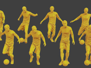 Soccer Players SP Pack 1 3D Print Model