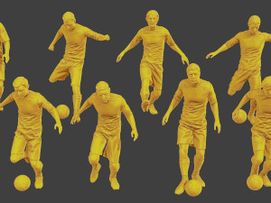 Soccer Players SP Pack 1 3D Принт Модель