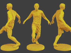 足球运动员 SP 包 1 3D 打印模型