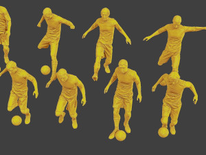 Soccer Players SP Pack 1 3D Принт Модель