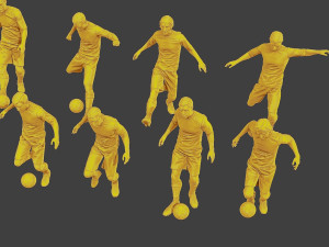 Soccer Players SP Pack 1 3D Принт Модель