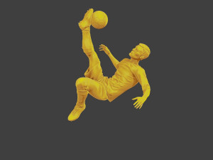 Soccer Player SP 010 3D 打印模型