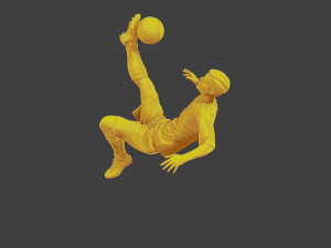 Soccer Player SP 010 3D 打印模型