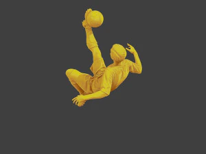Soccer Player SP 010 3D Print Model