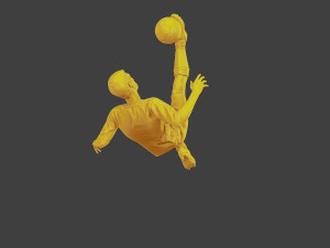 Soccer Player SP 010 3D 打印模型