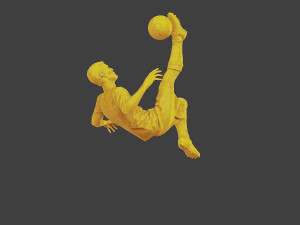 Soccer Player SP 010 3D 打印模型
