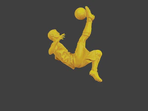 Soccer Player SP 010 3D Print Model