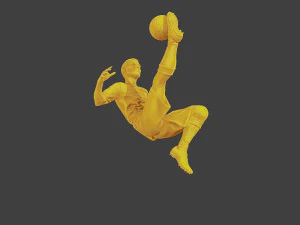 Soccer Player SP 010 3D Print Model
