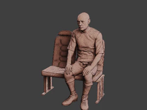 Soccer Player SP 011 3D Print Model