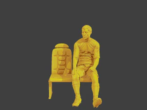 Soccer Player SP 012 3D Print Model