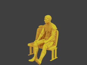 Soccer Player SP 012 3D Print Model