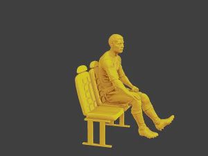 Soccer Player SP 012 3D Print Model