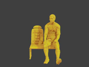 Soccer Player SP 012 3D Print Model