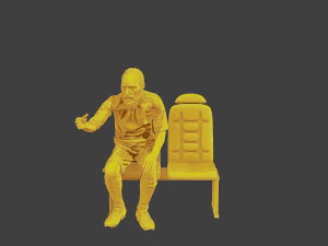 Soccer Player SP 013 3D Print Model