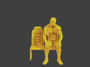 Soccer Player SP 014 3D Print Model